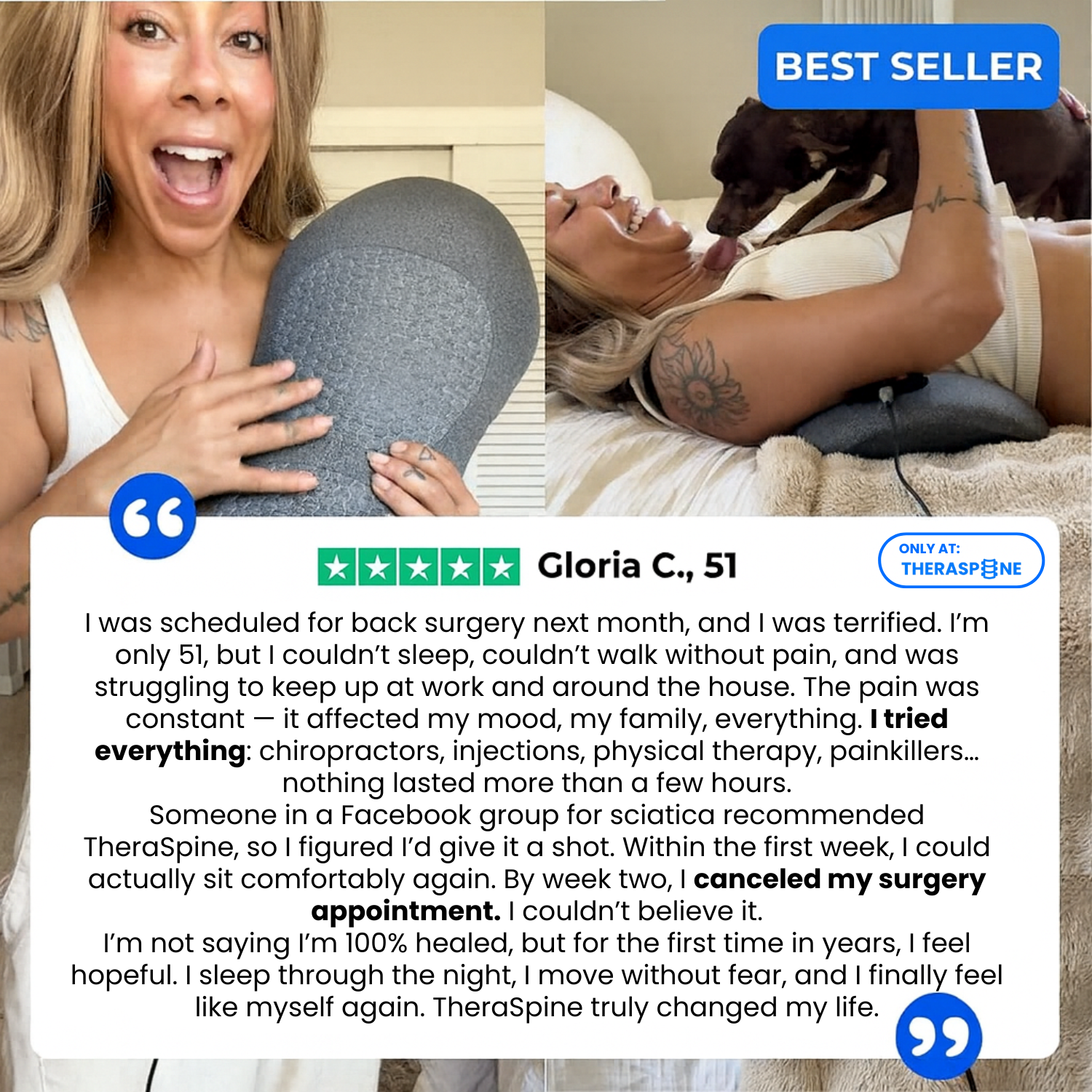 Copy TheraSpine™ Triple-Action Therapy Massager TheraSpine™